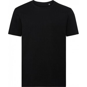 Russell Pure Organic Pánské tričko Russell na tělo z organické česané bavlny 160 g/m Barva: Černá, Velikost: L