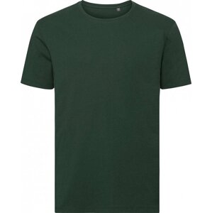 Russell Pure Organic Pánské tričko Russell na tělo z organické česané bavlny 160 g/m Barva: Zelená lahvová, Velikost: XXL