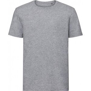 Russell Pure Organic Pánské tričko Russell na tělo z organické česané bavlny 160 g/m Barva: šedý melír, Velikost: XXL