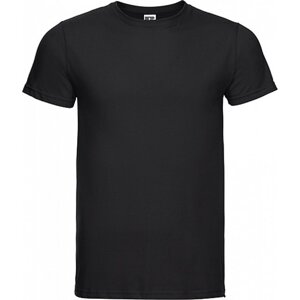 Přiléhavé bavlněné slim-fit tričko Russell Barva: Černá, Velikost: XL Z155M