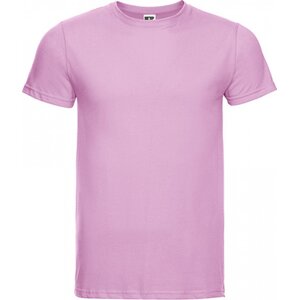Přiléhavé bavlněné slim-fit tričko Russell Barva: Růžová, Velikost: XL Z155M