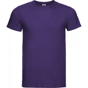 Přiléhavé bavlněné slim-fit tričko Russell Barva: Fialová, Velikost: S Z155M