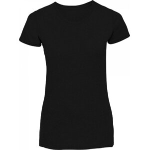 Russell Žíhané dámské tričko z polybavlny 35% bavlna 65% polyester Barva: Černá, Velikost: XS Z165F