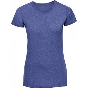 Russell Žíhané dámské tričko z polybavlny 35% bavlna 65% polyester Barva: modrá melír, Velikost: XXL Z165F