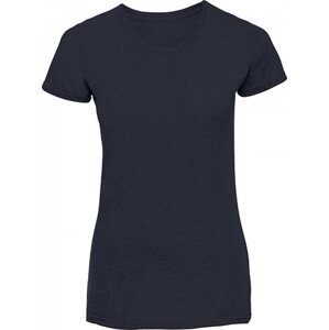 Russell Žíhané dámské tričko z polybavlny 35% bavlna 65% polyester Barva: modrá námořní, Velikost: XS Z165F