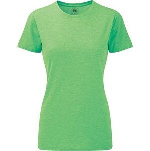 Russell Žíhané dámské tričko z polybavlny 35% bavlna 65% polyester Barva: zelená melír, Velikost: L Z165F