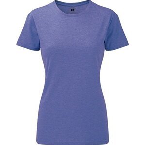 Russell Žíhané dámské tričko z polybavlny 35% bavlna 65% polyester Barva: fialová melír, Velikost: L Z165F