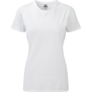 Russell Žíhané dámské tričko z polybavlny 35% bavlna 65% polyester Barva: Bílá, Velikost: S Z165F