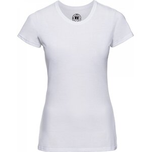 Russell Žíhané dámské tričko z polybavlny 35% bavlna 65% polyester Barva: Bílá, Velikost: XXL Z165F