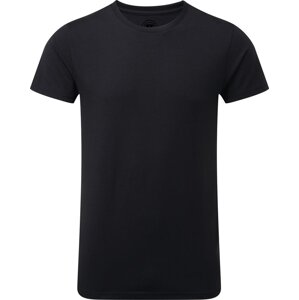 Russell Melírové pánské HD tričko z polybavlny nejen na sublimaci Barva: Černá, Velikost: XS Z165M