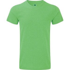 Russell Melírové pánské HD tričko z polybavlny nejen na sublimaci Barva: zelená melír, Velikost: S Z165M