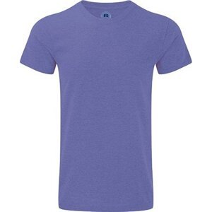 Russell Melírové pánské HD tričko z polybavlny nejen na sublimaci Barva: fialová melír, Velikost: XL Z165M