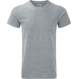 Russell Melírové pánské HD tričko z polybavlny nejen na sublimaci Barva: stříbrná melír, Velikost: S Z165M
