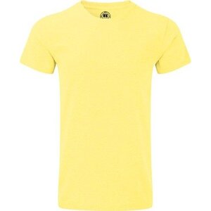 Russell Melírové pánské HD tričko z polybavlny nejen na sublimaci Barva: žlutá melír, Velikost: XXL Z165M