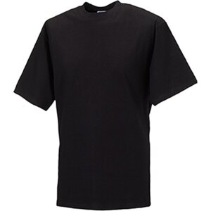 Měkčené 100% bavlněné tričko Russell 180 g/m Barva: Černá, Velikost: 3XL Z180