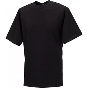 Měkčené 100% bavlněné tričko Russell 180 g/m Barva: Černá, Velikost: XS Z180