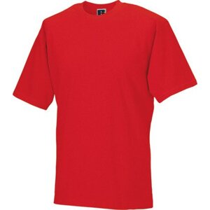 Měkčené 100% bavlněné tričko Russell 180 g/m Barva: červená výrazná, Velikost: L Z180