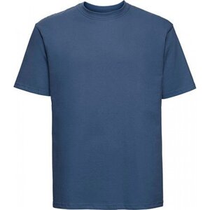 Měkčené 100% bavlněné tričko Russell 180 g/m Barva: modrá indigo, Velikost: 3XL Z180