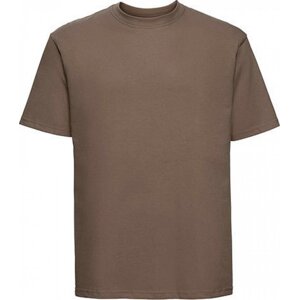 Měkčené 100% bavlněné tričko Russell 180 g/m Barva: béžová mokka, Velikost: 3XL Z180
