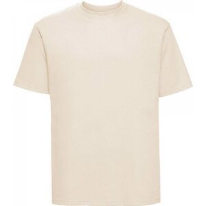 Měkčené 100% bavlněné tričko Russell 180 g/m Barva: Přírodní, Velikost: L Z180