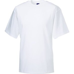 Měkčené 100% bavlněné tričko Russell 180 g/m Barva: Bílá, Velikost: 3XL Z180