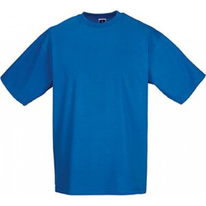 Měkčené 100% bavlněné tričko Russell 180 g/m Barva: modrá azurová, Velikost: XS Z180
