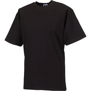 Tričko Russell z česané bavlny s vysokou gramáží 215 g/m Barva: Černá, Velikost: L Z215