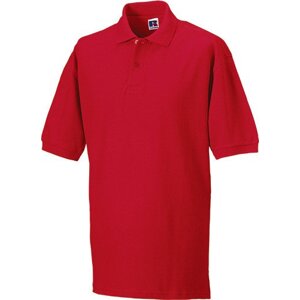Klasická pánská polokošile Russell 100% bavlna, 200 g/m Barva: červená klasická, Velikost: L Z569
