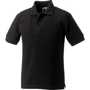 Dětské polo tričko Russell Barva: Černá, Velikost: 116 (M) Z599K