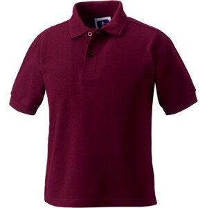 Dětské polo tričko Russell Barva: Červená vínová, Velikost: 128 (L) Z599K
