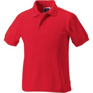 Dětské polo tričko Russell Barva: červená výrazná, Velikost: 104 (S) Z599K