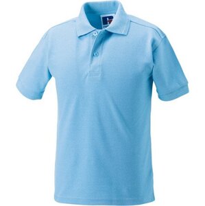 Dětské polo tričko Russell Barva: modrá nebeská, Velikost: 128 (L) Z599K