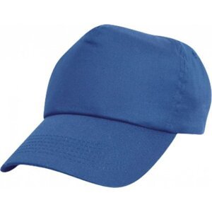 Result Headwear Dětská bavlněná kšiltovka s prošívanými očky 5 panelů Barva: modrá královská RH05J