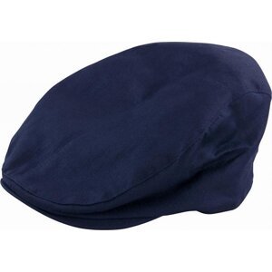 Result Headwear Látková bekovka Gatsby s bavlněnou podšívkou 220 g/m Barva: modrá námořní, Velikost: L