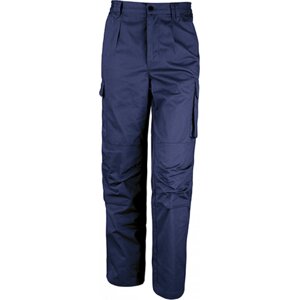 Result Work-Guard Pracovní větruodolné kalhoty, namáhaná místa zpevněná Barva: modrá námořní, Velikost: 30/32 (XS) RT308