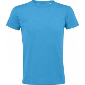 Sol's Přiléhavé pánské tričko Regent Fit 100% bavlna Barva: modrá blankytná, Velikost: S L149