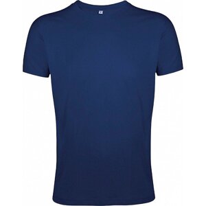 Sol's Přiléhavé pánské tričko Regent Fit 100% bavlna Barva: modrá námořní, Velikost: L L149