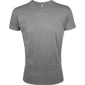 Sol's Přiléhavé pánské tričko Regent Fit 100% bavlna Barva: šedá melange, Velikost: XL L149