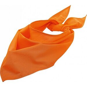Sol's Bandana ze směsi polyesteru a bavlny 62 x 62 x 80 cm Barva: Oranžová, Velikost: 62 x 62 x 80 cm LC01198