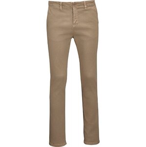Sol's Pánské úplé kalhoty Jules s elastanem Barva: hnědá ořechová, Velikost: 50 L01424