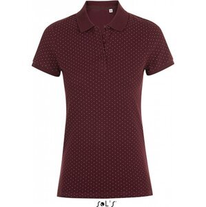 Sol's Dámské regular fit polo tričko Brandy Fair Wear Barva: červená rudá - bílá, Velikost: S L01707