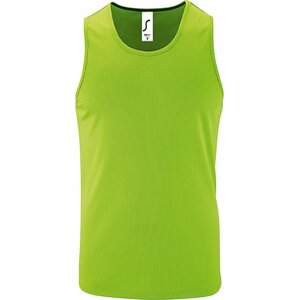 Pánské sportovní tílko Sol's 100% polyester Barva: zelená neonová, Velikost: 3XL L02073