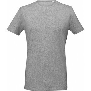 Sol's Pánské vypasované slim-fit tričko Millenium 5% elastan 190 g/m Barva: šedá melange, Velikost: 3XL L02945