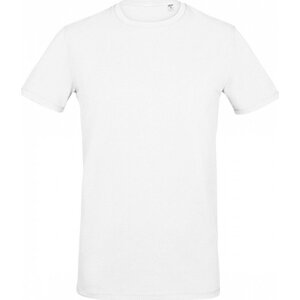 Sol's Pánské vypasované slim-fit tričko Millenium 5% elastan 190 g/m Barva: Bílá, Velikost: 3XL L02945
