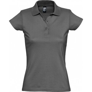 Sol's Dámské bavlněné polo tričko Prescott Fair Wear Barva: šedá tmavá, Velikost: XL L534