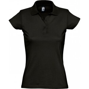 Sol's Dámské bavlněné polo tričko Prescott Fair Wear Barva: Černá, Velikost: XL L534