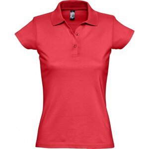 Sol's Dámské bavlněné polo tričko Prescott Fair Wear Barva: Červená, Velikost: M L534