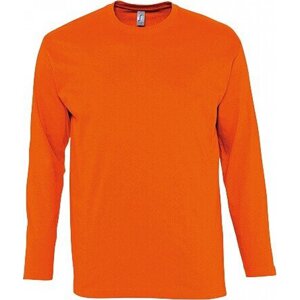 Sol's Pánské tričko Monarch s dlouhým rukávem Barva: Oranžová, Velikost: 3XL L241