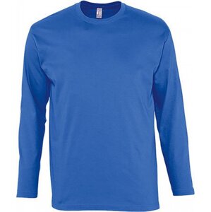 Sol's Pánské tričko Monarch s dlouhým rukávem Barva: modrá královská, Velikost: 3XL L241