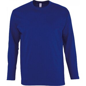 Sol's Pánské tričko Monarch s dlouhým rukávem Barva: modrá azurová, Velikost: 3XL L241